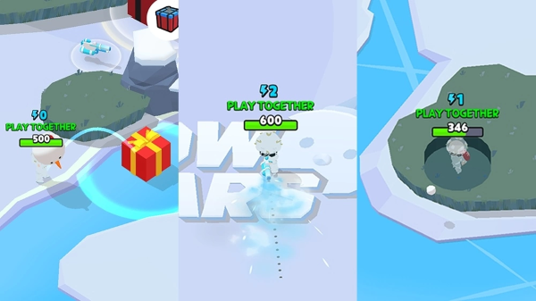 《天天玩樂園》推出新游戲「SnowWars.io」！在純白的雪地上來一場愉快雪仗