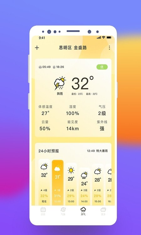 氣象桌面天氣截圖(2)