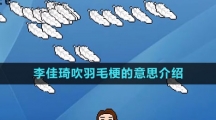 李佳琦吹羽毛梗的意思介紹