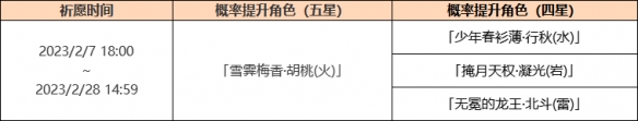 《原神》「赤團(tuán)開時」活動祈愿開啟